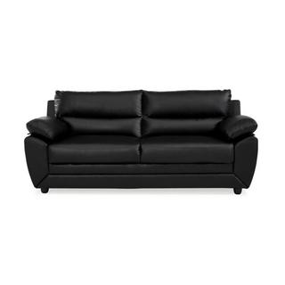 Vente-unique Sofa 3Sitzer Kunstleder MANOA  