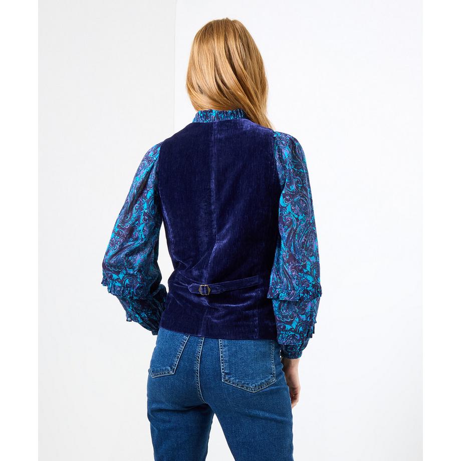 Joe Browns Veston en velours avec doublure contrastante  