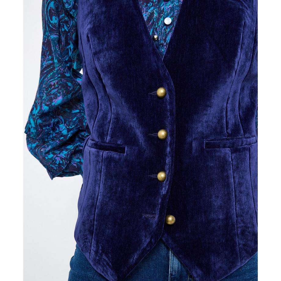 Joe Browns Veston en velours avec doublure contrastante  