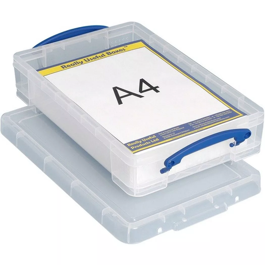 Really Useful Boxes UB4LC file storage box Transparent