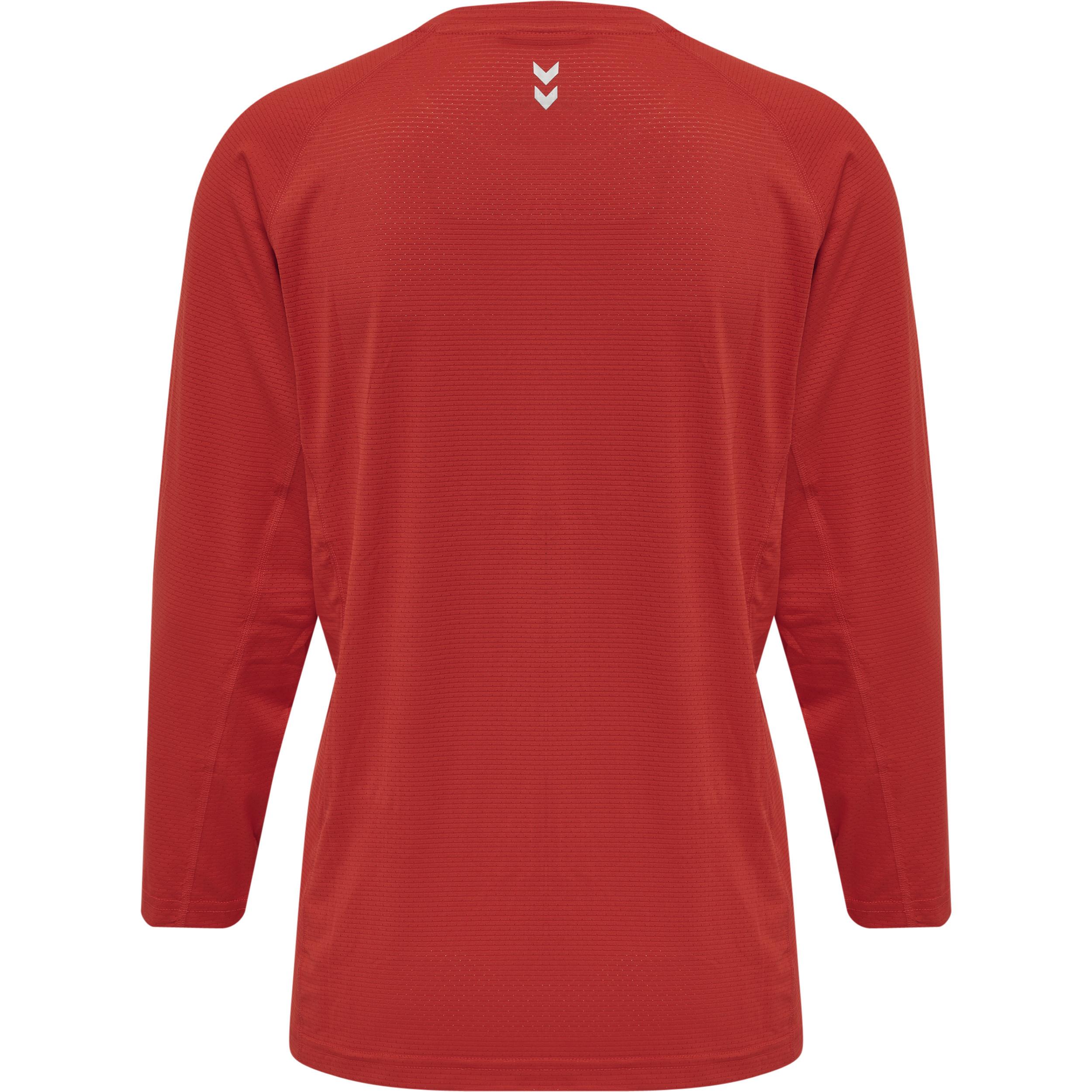 Hummel Maglia Maniche Lunghe Motivo Spina di Pesce  