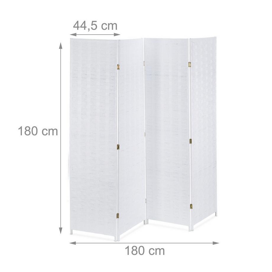 Northix Paravento pieghevole a 4 pannelli  