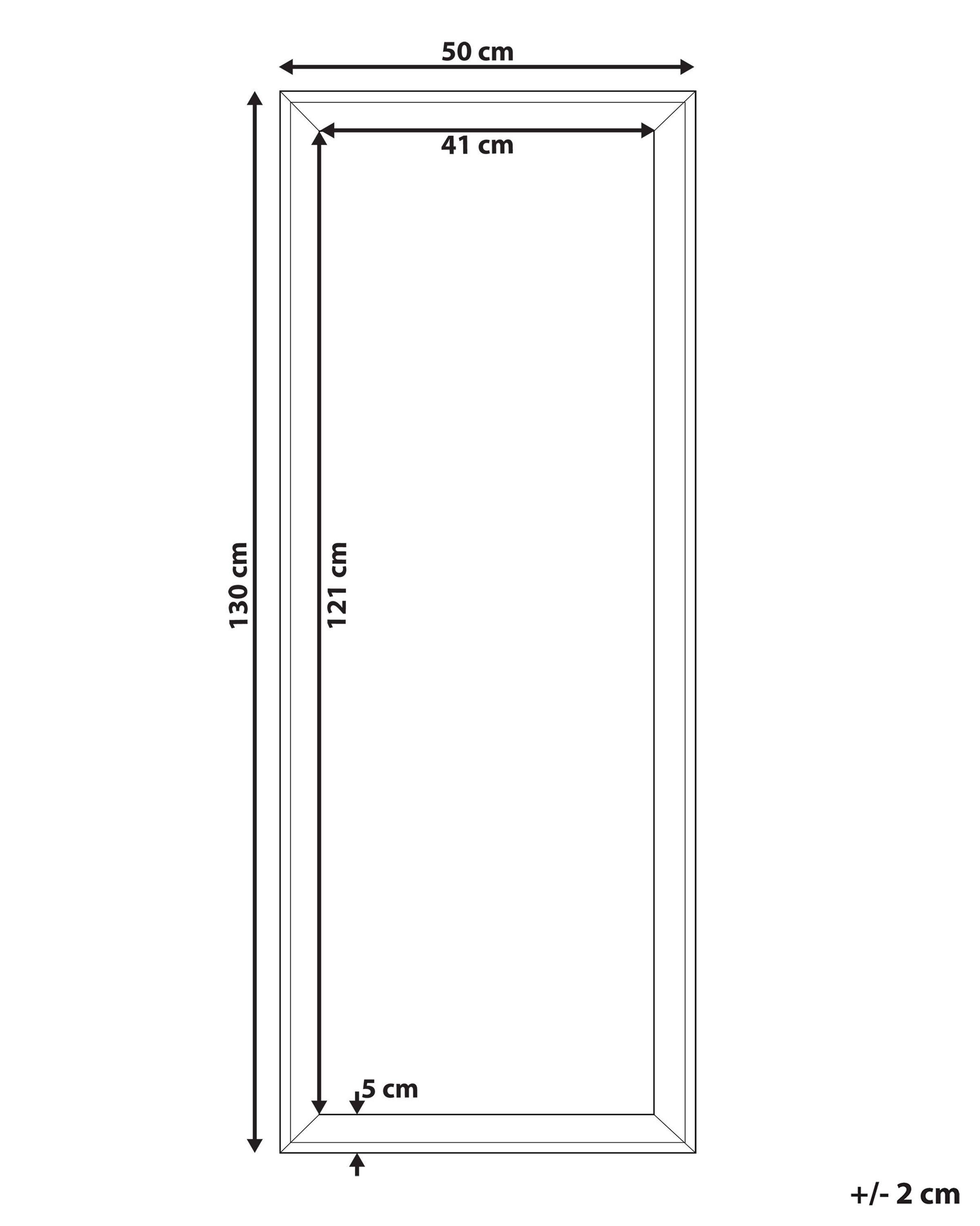 Beliani Miroir en Matière synthétique Moderne BENON  