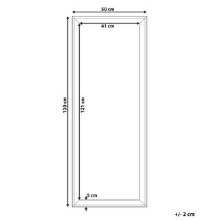 Beliani Miroir en Matière synthétique Moderne BENON  