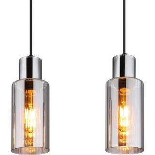 mutoni light Suspension Lidaria métal noir mat 4xE27  