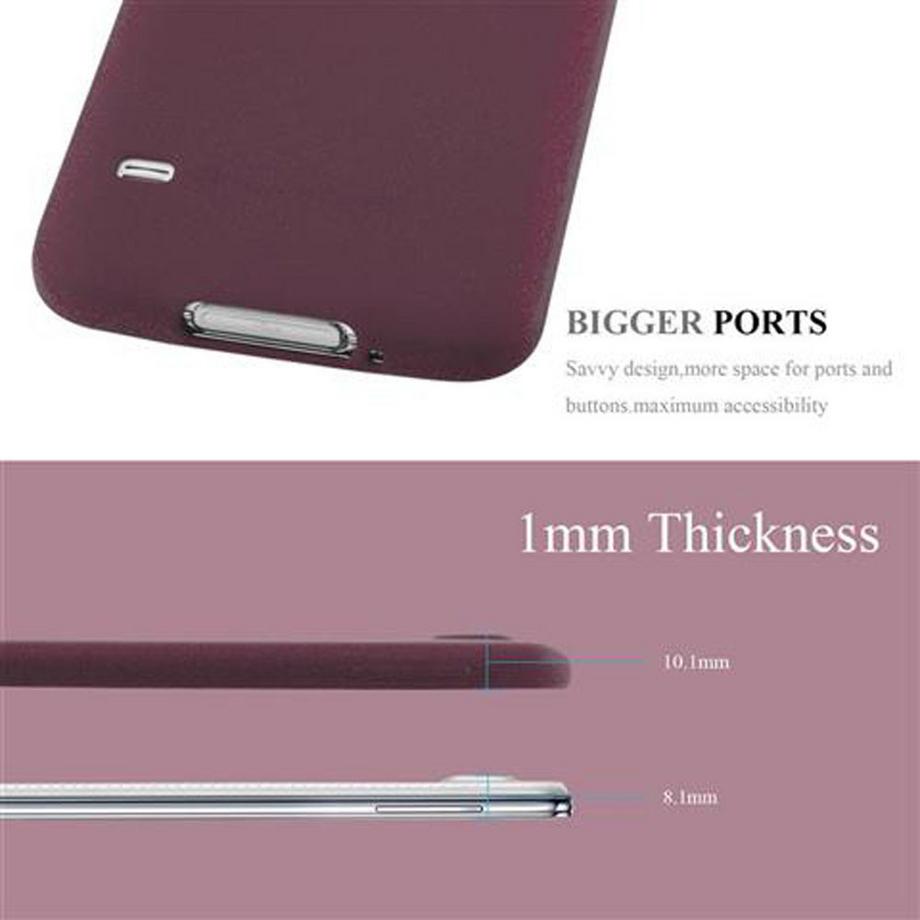 Cadorabo  Hülle für Samsung Galaxy S5 / S5 NEO TPU Silikon Frosted 