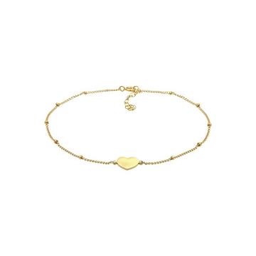 Fußschmuck Herz Kugelkette