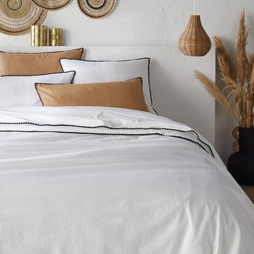 Housse de couette en coton lavé