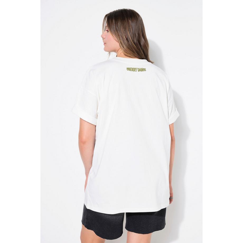 Studio Untold T-Shirt Oversize Stampa Ciliegie  