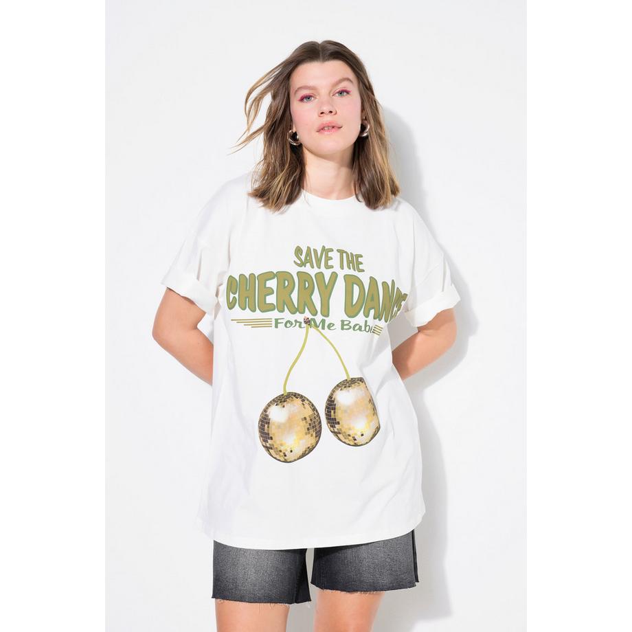 Studio Untold T-Shirt Oversize Stampa Ciliegie  