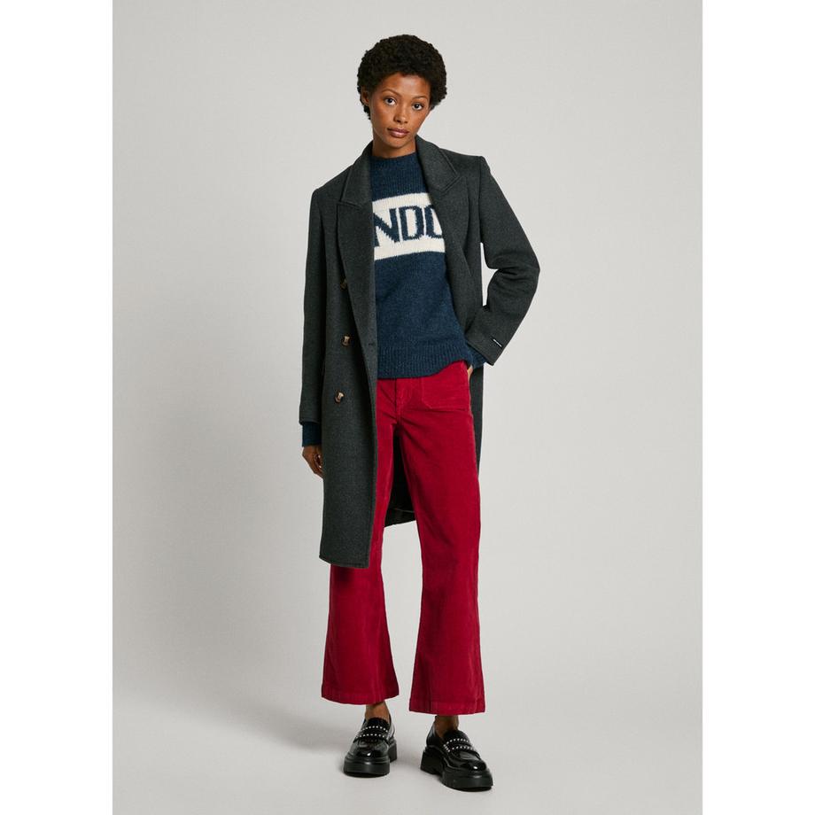 Pepe Jeans London Cappotto Beth a doppio petto  