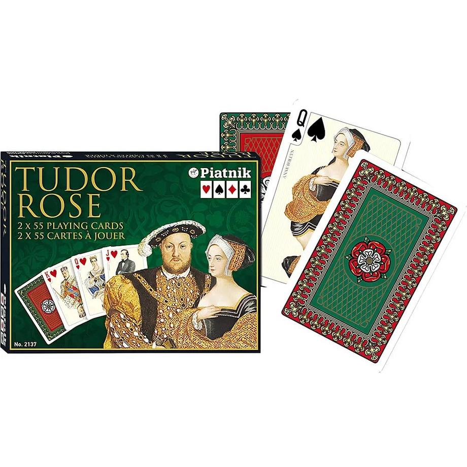 Piatnik  Carte di design Tudor Rose 