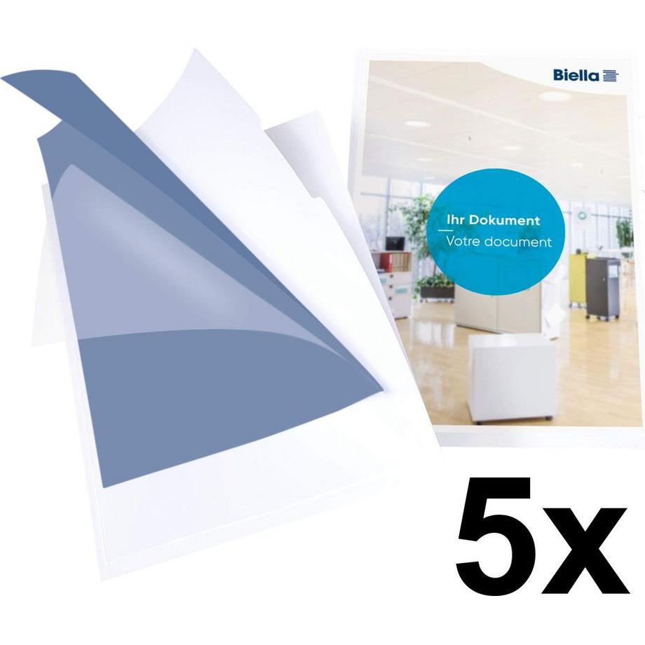 Biella BIELLA Organisationsmappe Vista A4 186431.01 weiss, 210g, 5 Stk.  