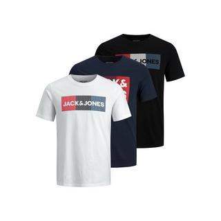 JACK & JONES 3er-Set T-Shirts Slim Fit  