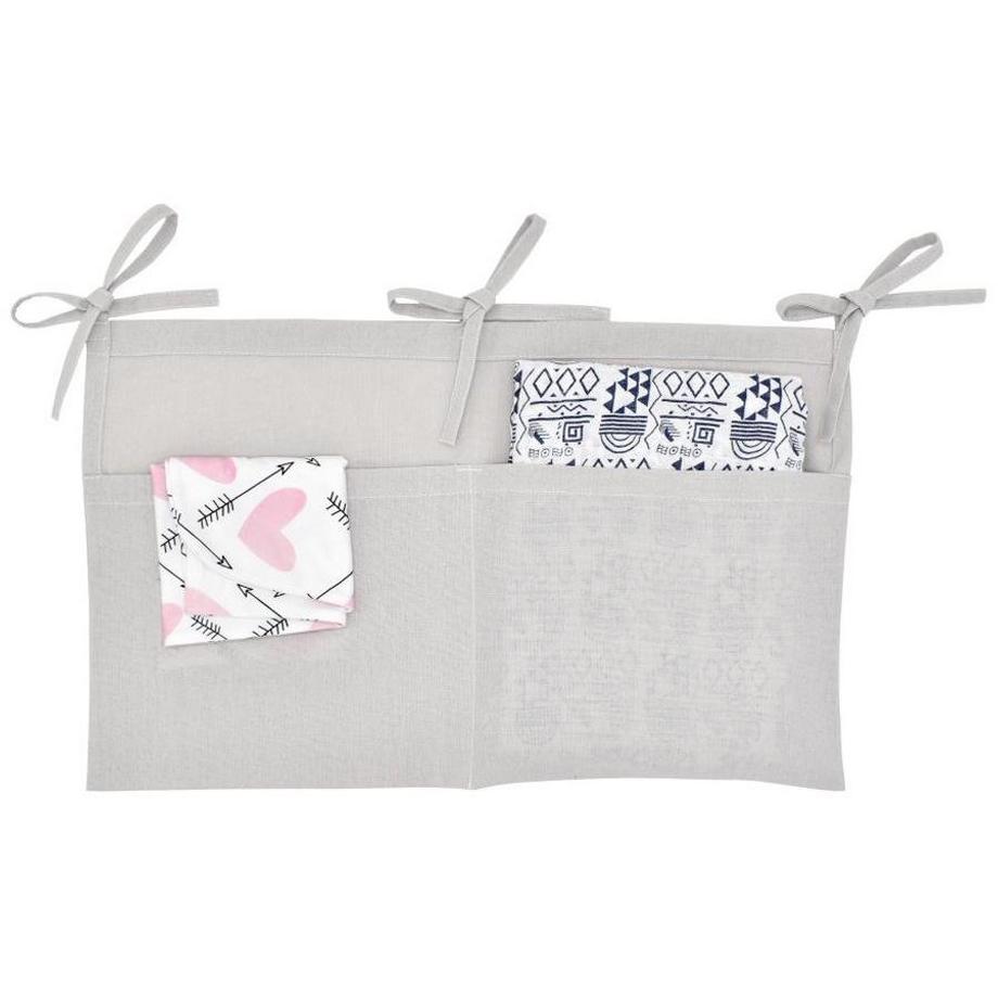 Northio  Rangement pour berceau - Gris 