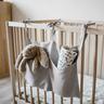 Northio Aufbewahrung für Kinderbett - Grau  