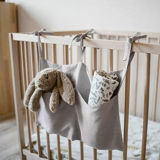 Northio Aufbewahrung für Kinderbett - Grau  
