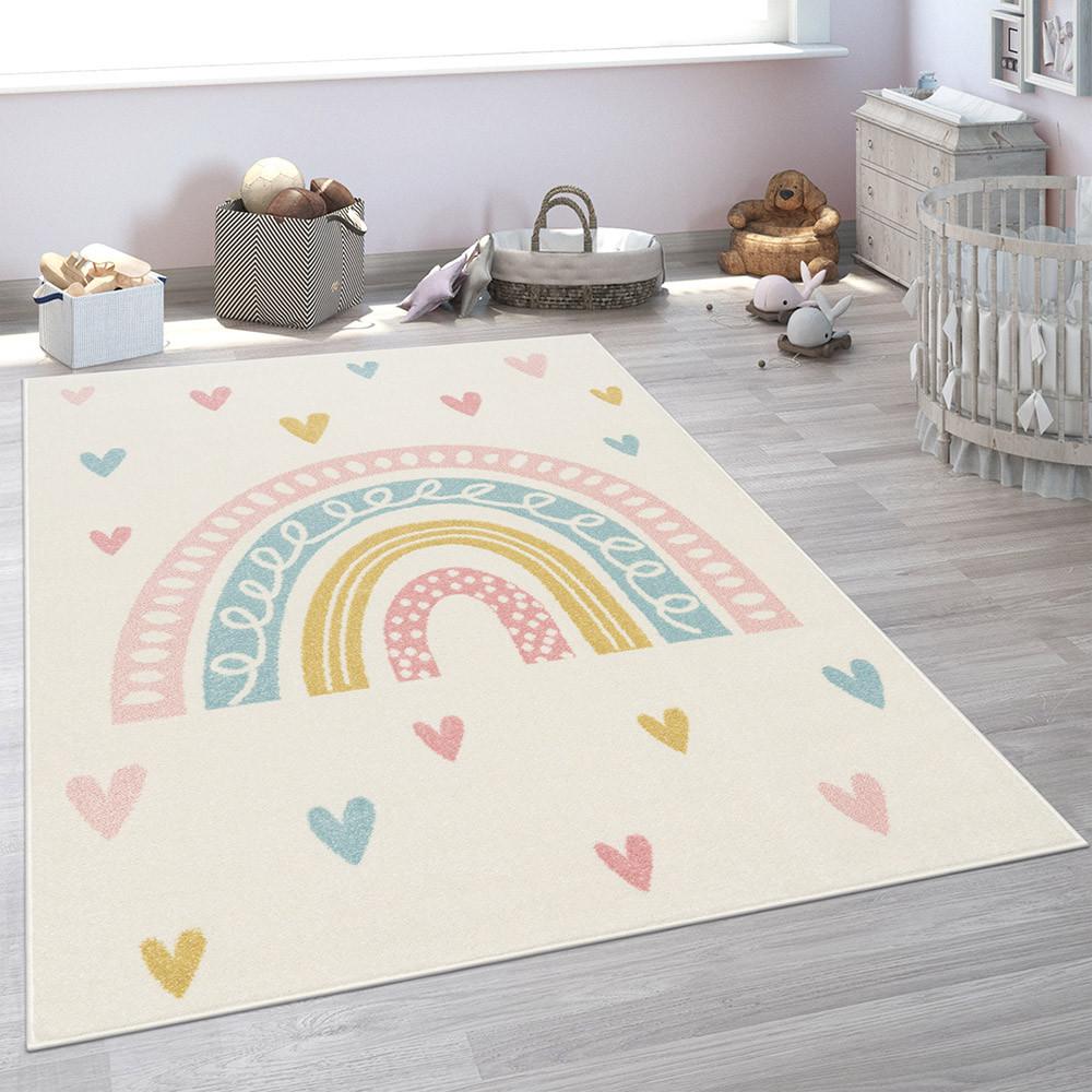 Paco Home Rainbow del tappeto per bambini  