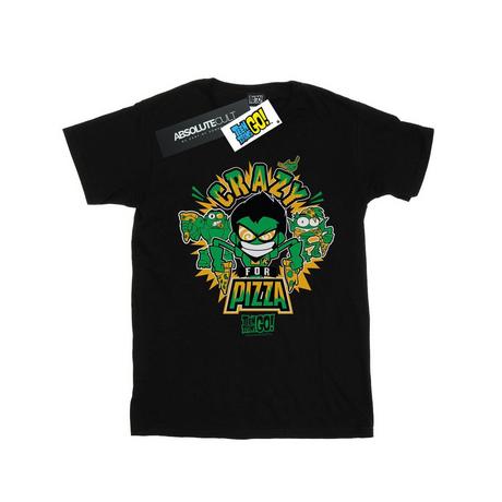 DC COMICS  Teen Titans Go Crazy For Pizza TShirt 