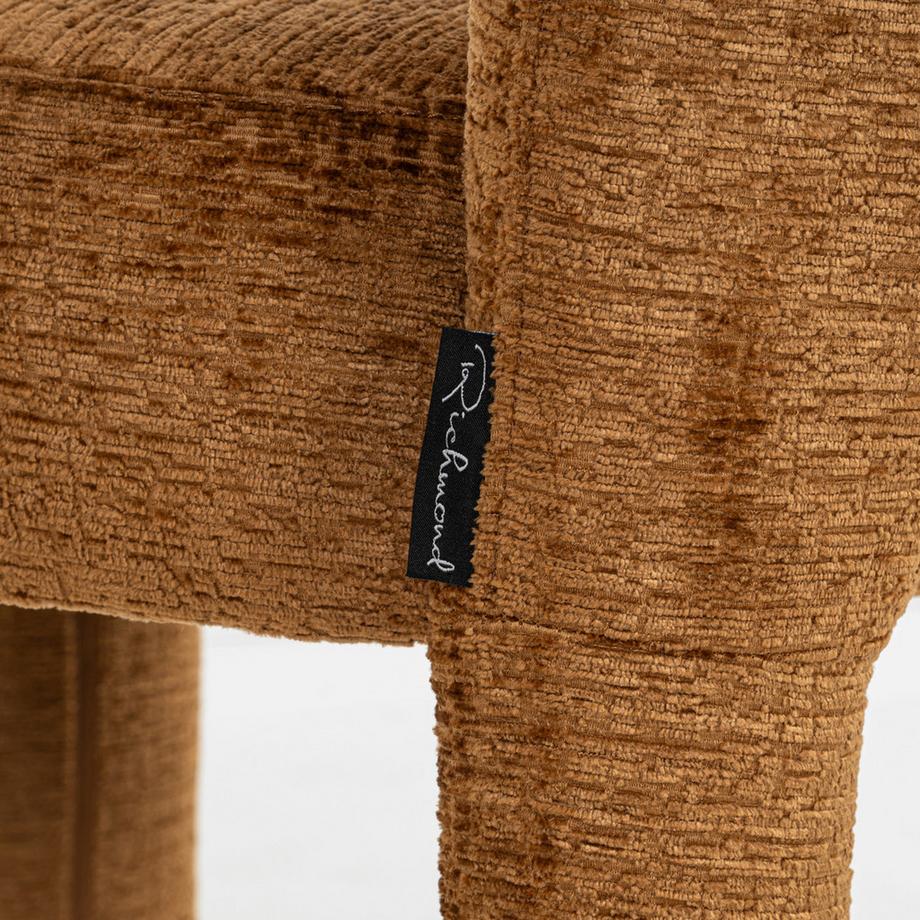 mutoni Chaise de salle à manger Brandi cognac fusion (lot de 2)  
