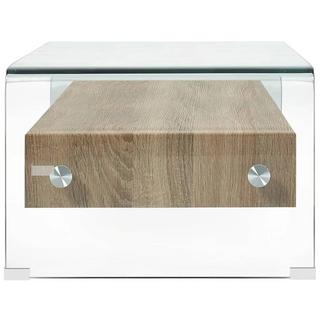 VidaXL Table basse verre  