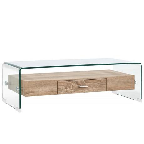 VidaXL Table basse verre  