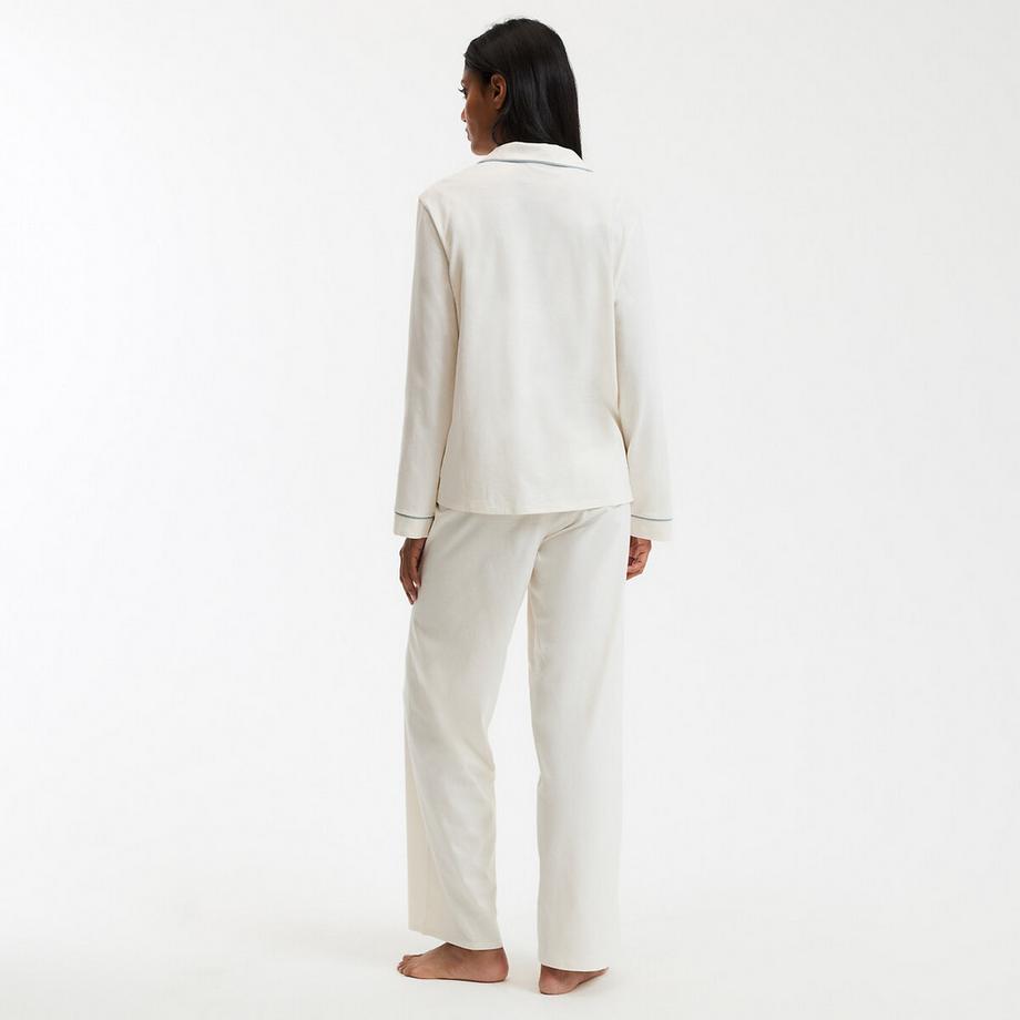 La Redoute Collections Pyjama Grand-Père en Jersey de Coton Uni  