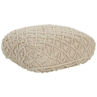 Beliani Pouf en Cotone Boho BERRECHID  