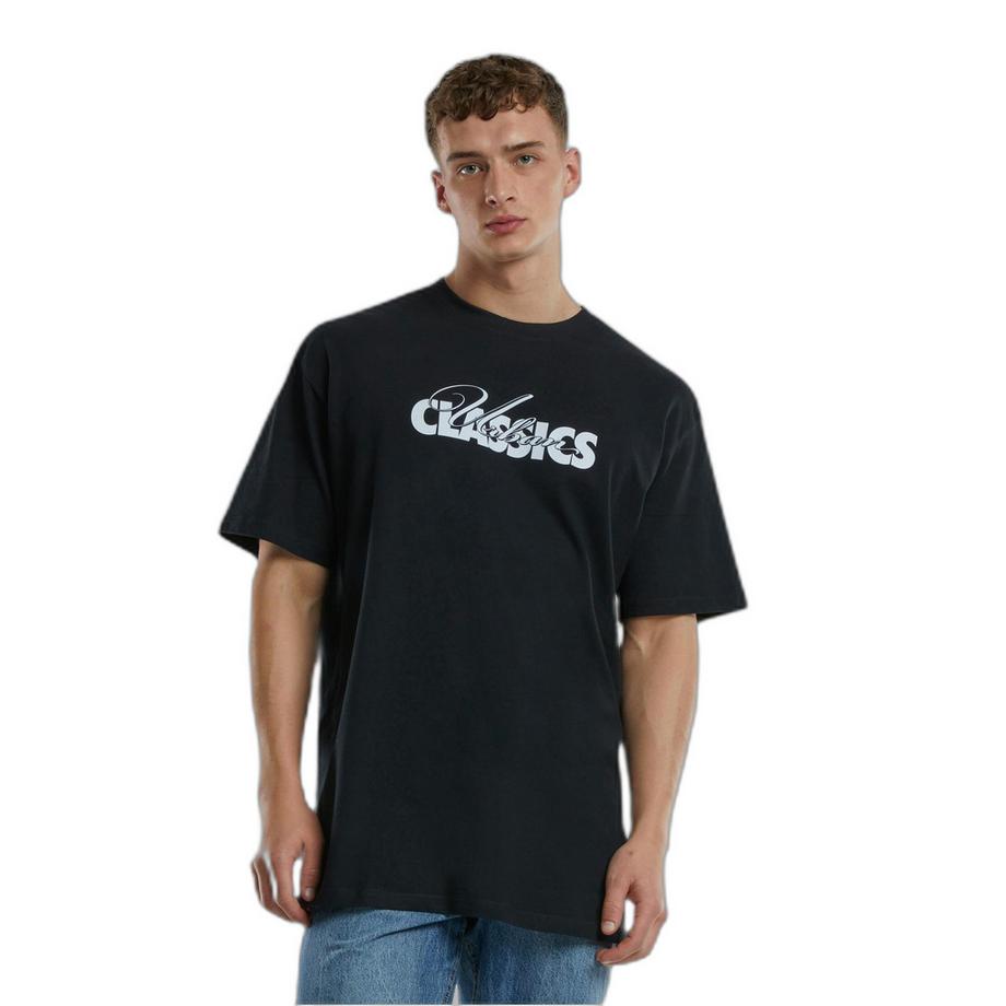 URBAN CLASSICS T-Shirt Oversize Cursive Bold Logo Heavy  