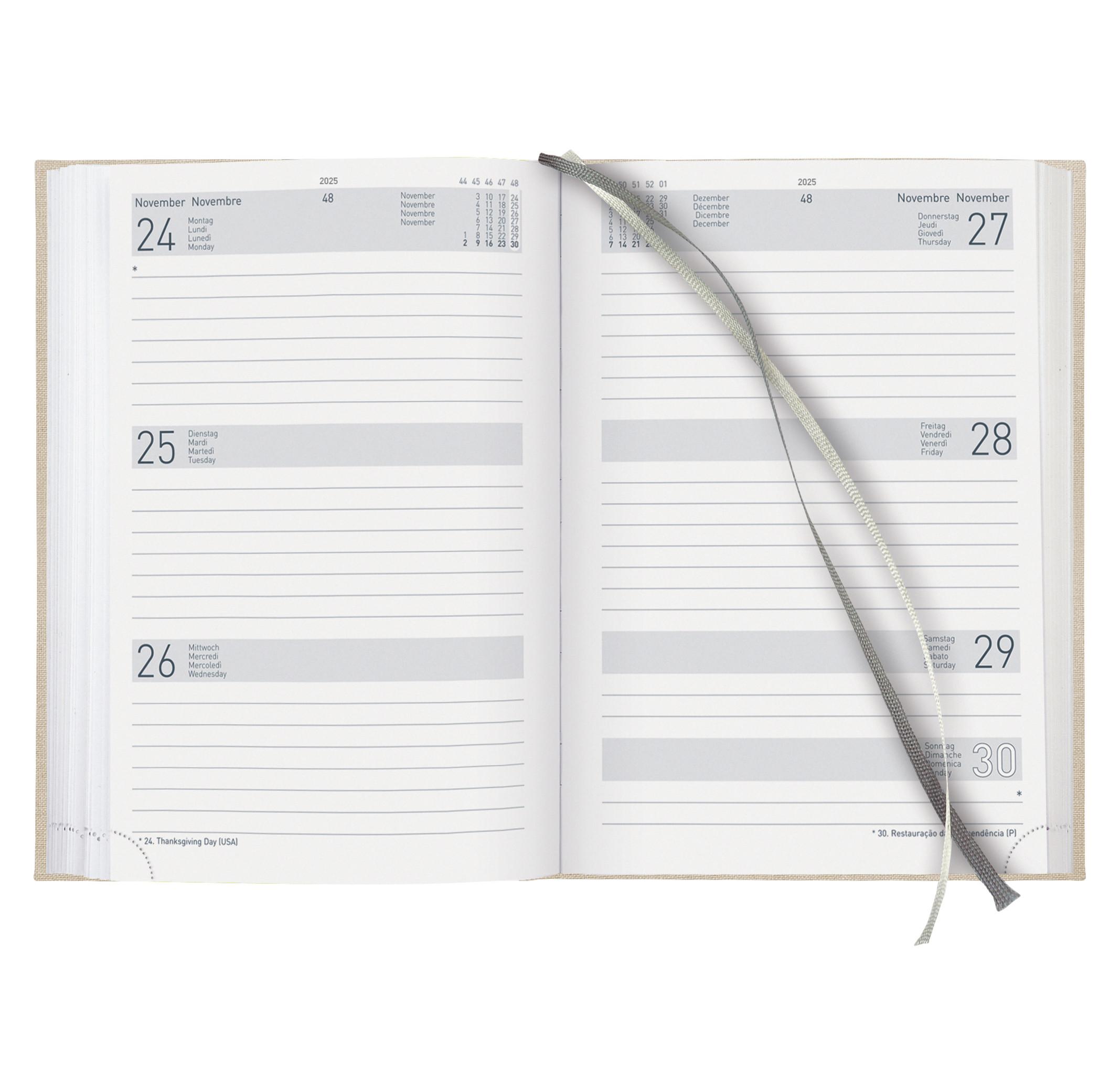 Biella Agenda de bureau Dispo Term - Beige  