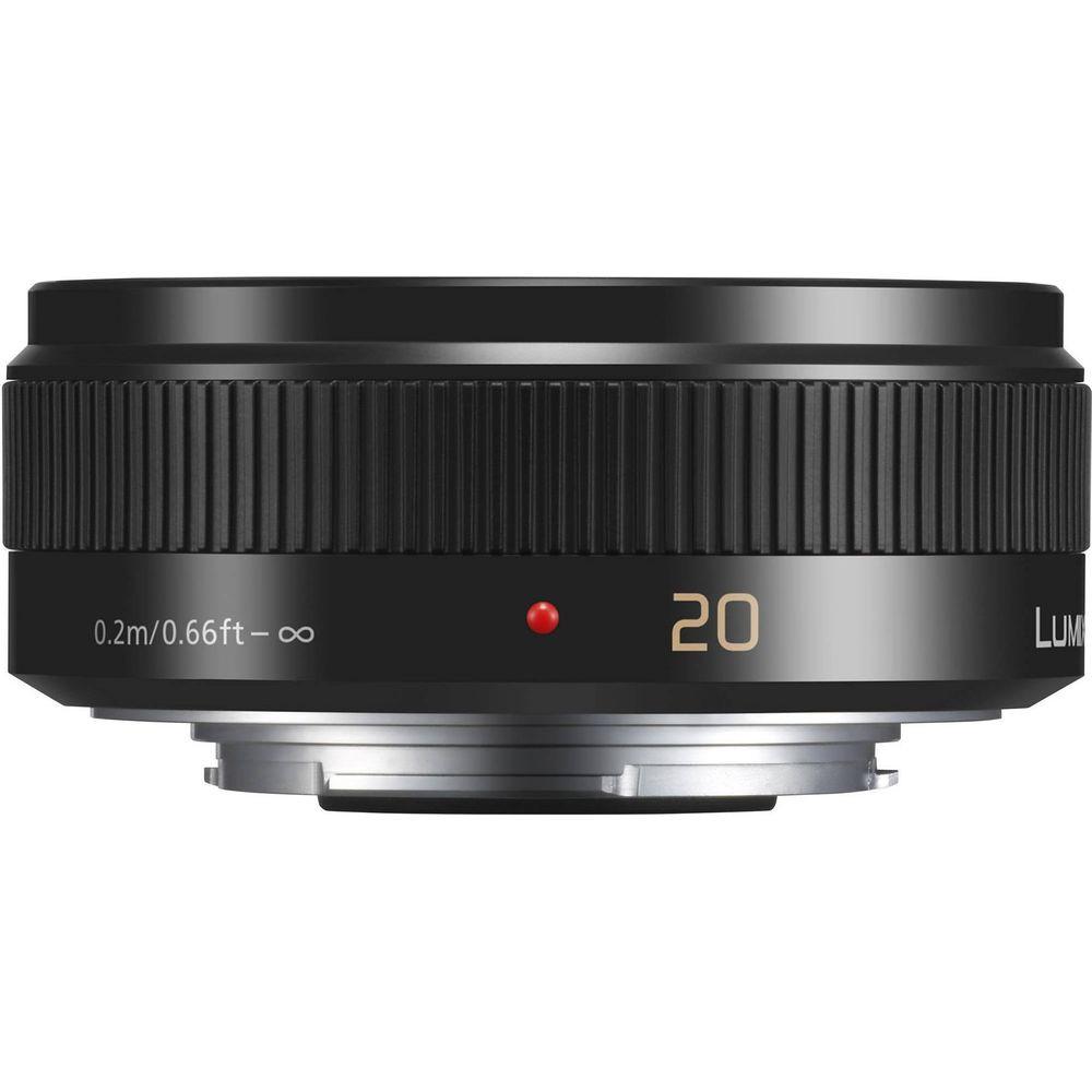 Panasonic  Lumix G 20mm f/1.7 II Pancake Black Hybrid-Objektiv 