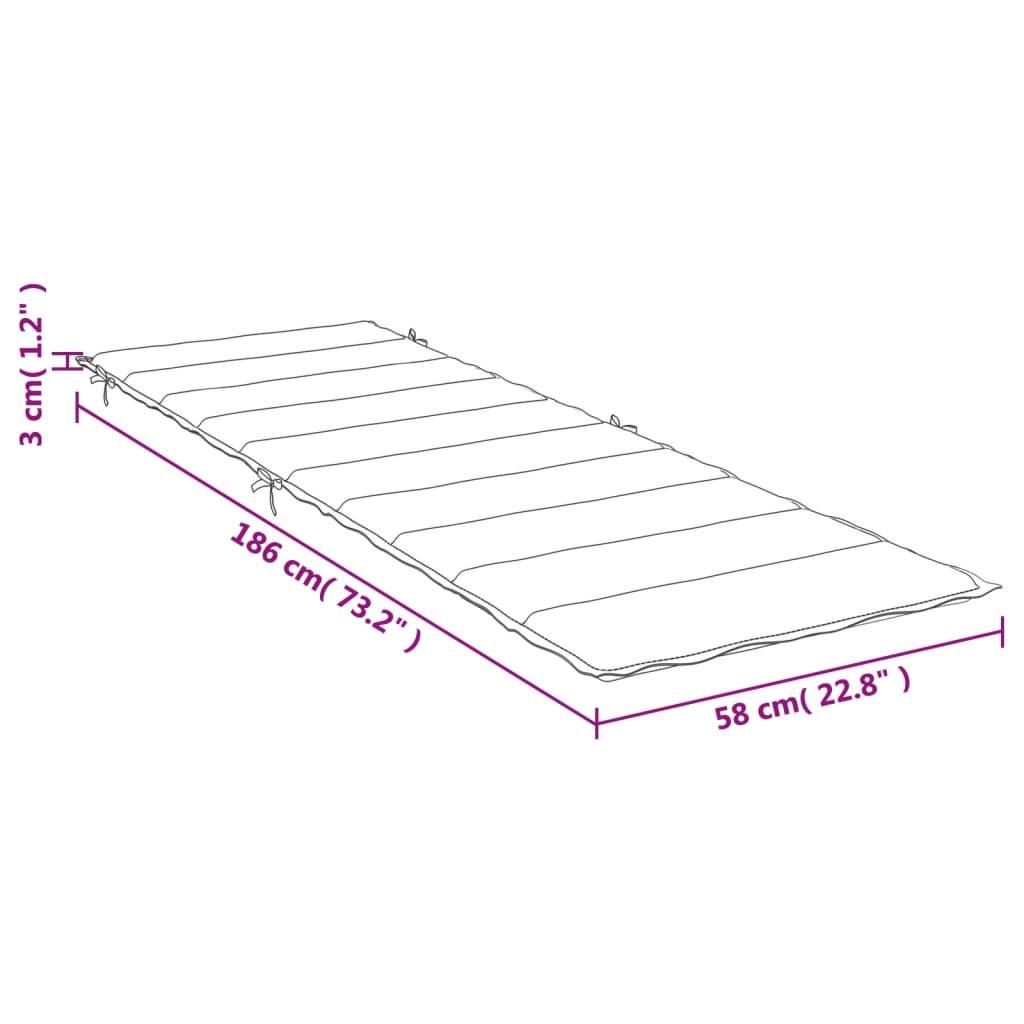 VidaXL Sonnenliegen-auflage polyester  