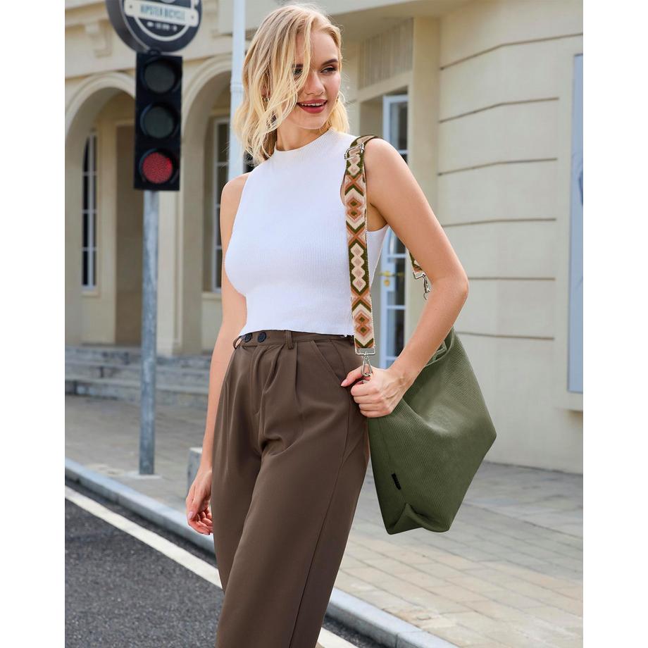 Only-bags.store Grosse Kordeltasche mit verstellbarem Schultergurt  