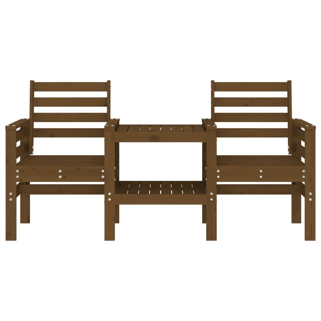 VidaXL Banc de jardin bois de pin  