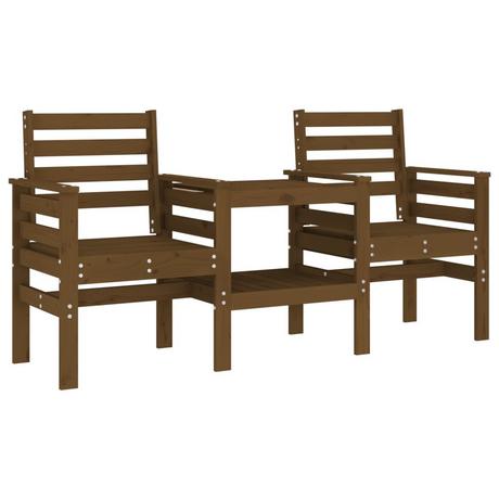 VidaXL Banc de jardin bois de pin  