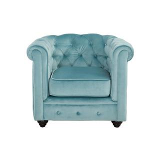 Vente-unique Sessel Samt Hell CHESTERFIELD  