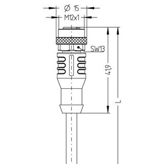 Escha  M12 Sensor-/Aktor-Kabel Automation Line 