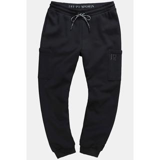 JP1880  Pantaloni cargo per il fitness dalla vestibilità moderna in felpa con cintura elastica e tasche laterali 