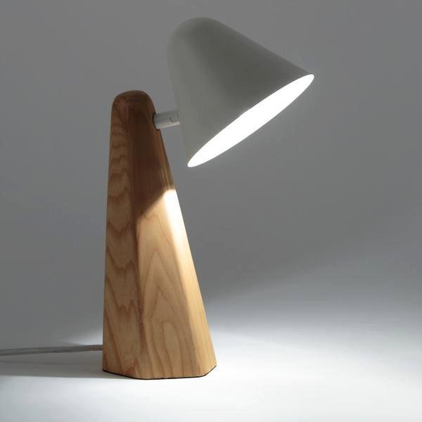 La Redoute Intérieurs Lampe à poser bois et métal  