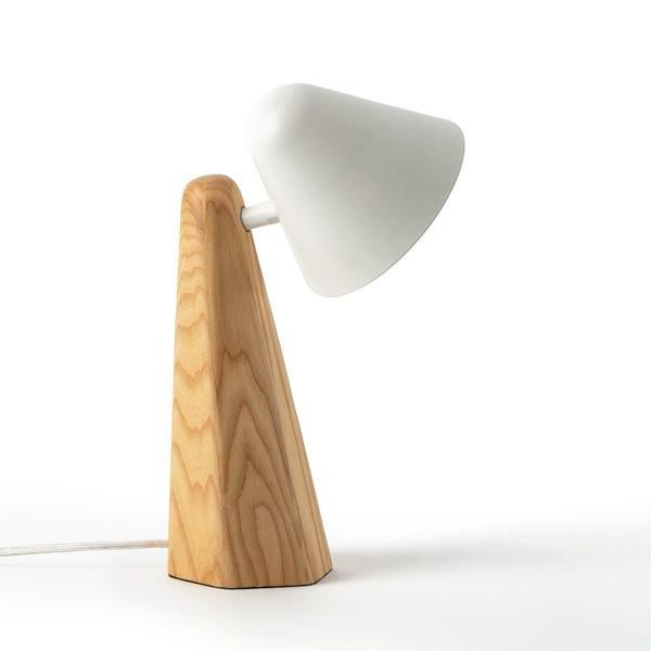 La Redoute Intérieurs Lampe à poser bois et métal  