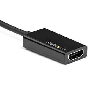 STARTECH.COM  StarTech.com Adattatore DisplayPort a HDMI 4K 60Hz - Convertitore video attivo da DP 1.4 a HDMI 2.0 - Dongle/Cavo adattatore per Monitor/TV/Display HDMI - Connettore DP a scatto 