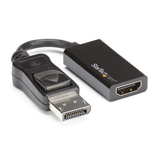 STARTECH.COM  StarTech.com Adattatore DisplayPort a HDMI 4K 60Hz - Convertitore video attivo da DP 1.4 a HDMI 2.0 - Dongle/Cavo adattatore per Monitor/TV/Display HDMI - Connettore DP a scatto 