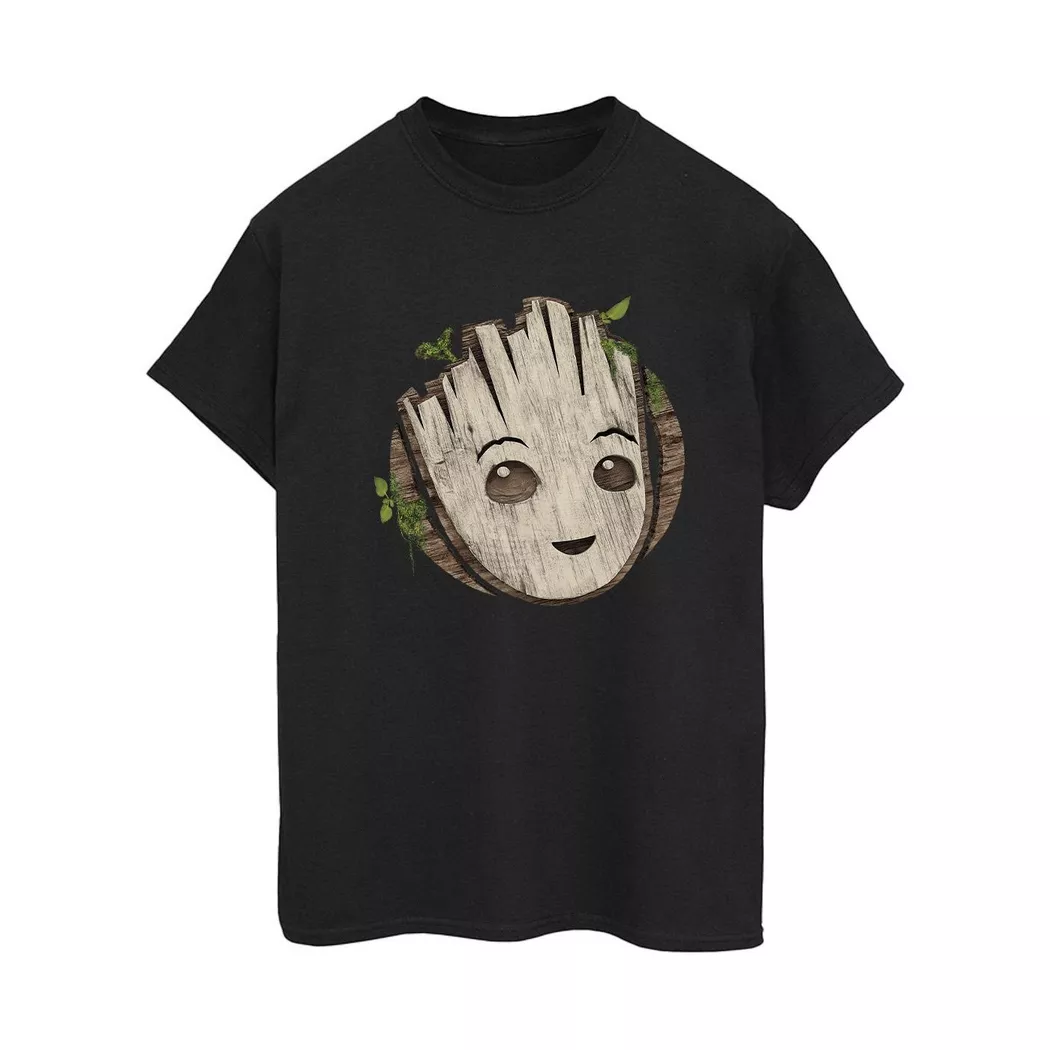 MARVEL - I Am Groot TShirt, für Damen, Schwarz, Größe S
