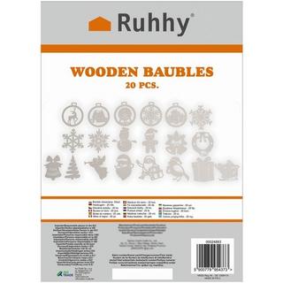 Ruhhy Boules en bois - 20pcs Ruhhy  