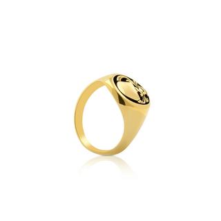 MUAU Schmuck  Bague héraldique en or jaune 750 