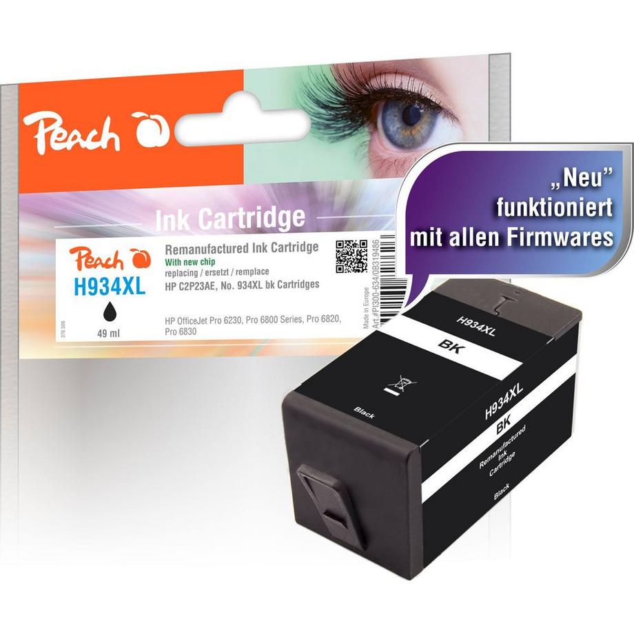 Peach  Encre Nr. 934XL (C2P23AE) noir 