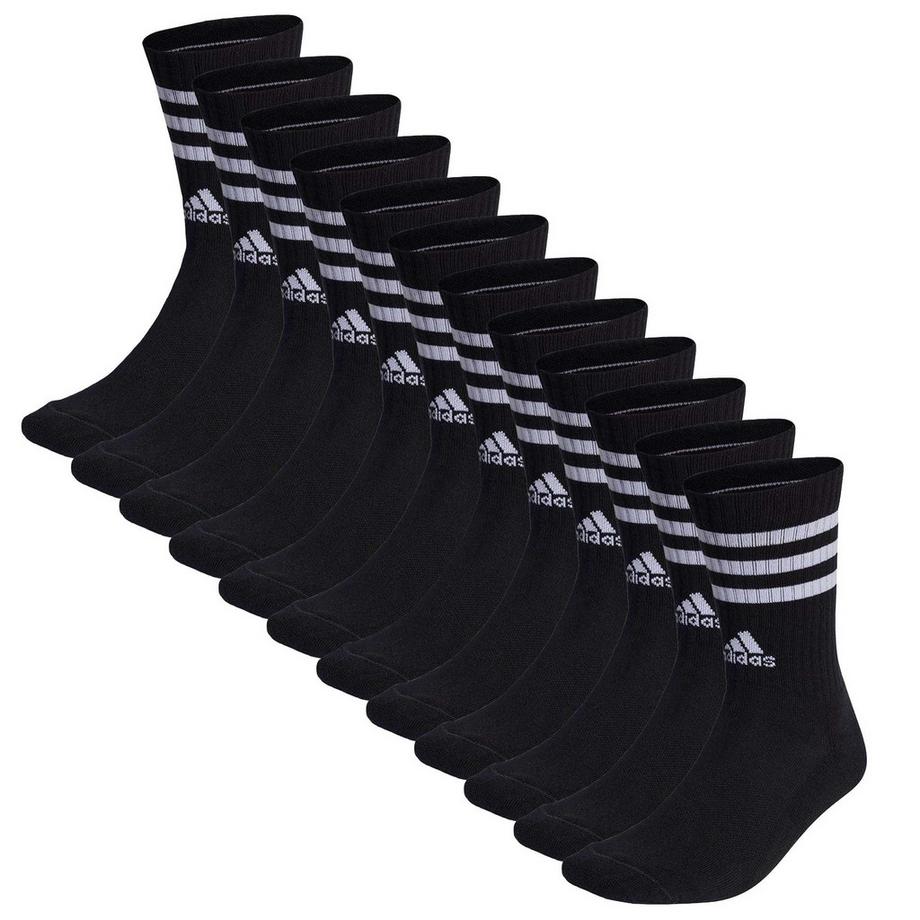 adidas 3-Streifen Cushioned Crew Socken 12er Pack  