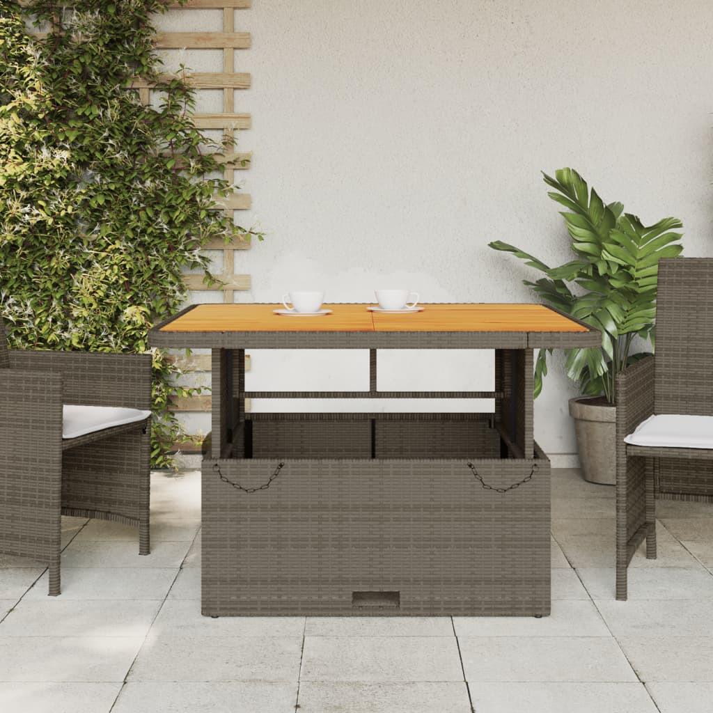 VidaXL Gartentisch poly-rattan  