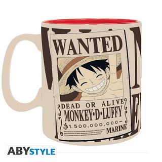 Abystyle  One Piece Tazza 460ml: Luffy & Wanted 