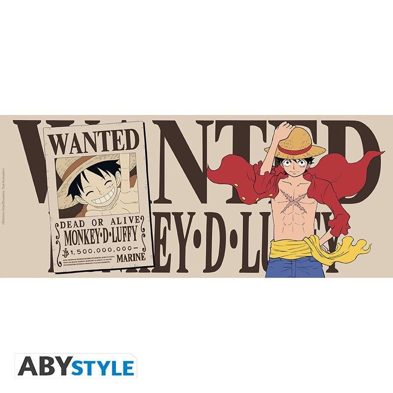 Abystyle  One Piece Tazza 460ml: Luffy & Wanted 